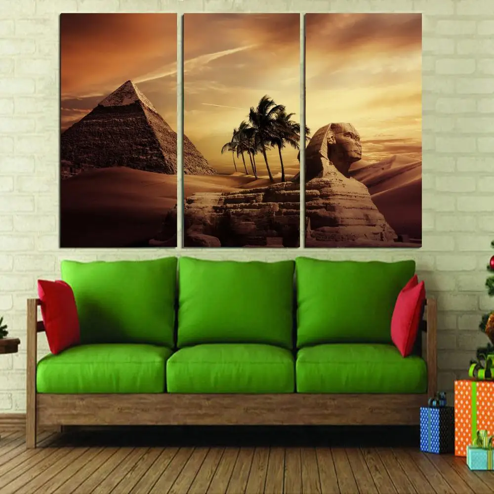 

Drop shipping 3 Panel printed painting Landscape painting Wall Art Picture Home Decoration Living Room Modern painting LS449