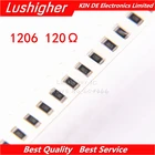 100 шт. 1206 SMD резистор 1% 120 Ом 121 120R 120ohm