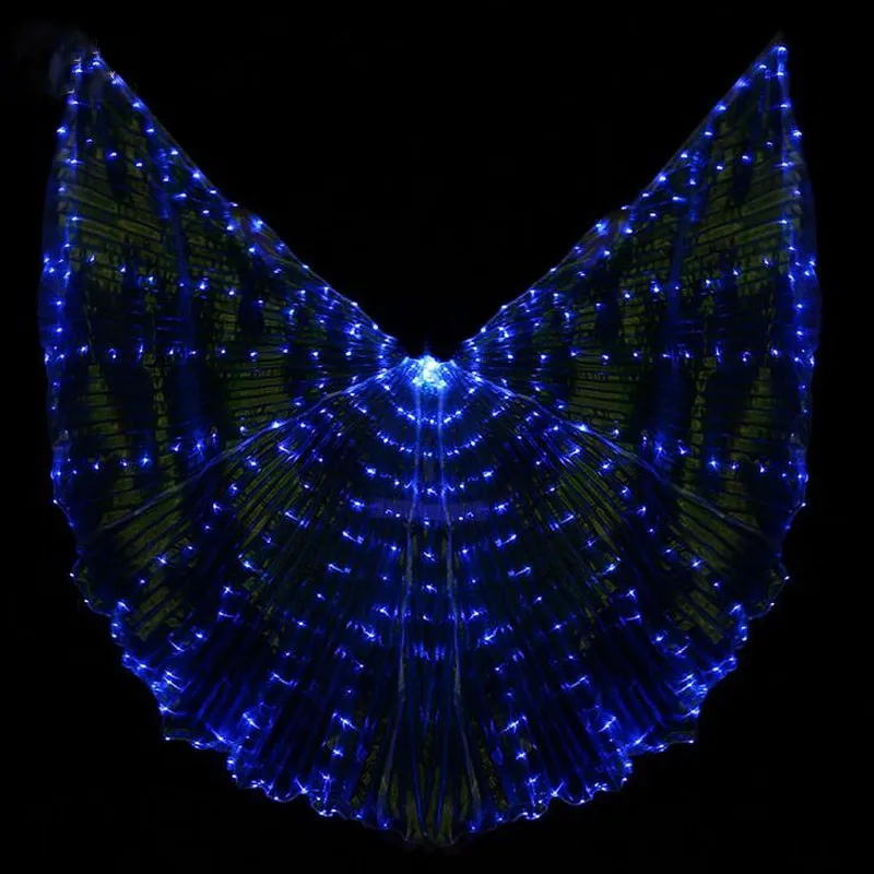 

Бесплатная доставка, лидер продаж, светодиодсветодиодный крылья для танца животного, красивый аксессуар для восточных танцев светодиодный крылья, сексуальные крылья для сцены, реквизит, крылья, 7 цветов