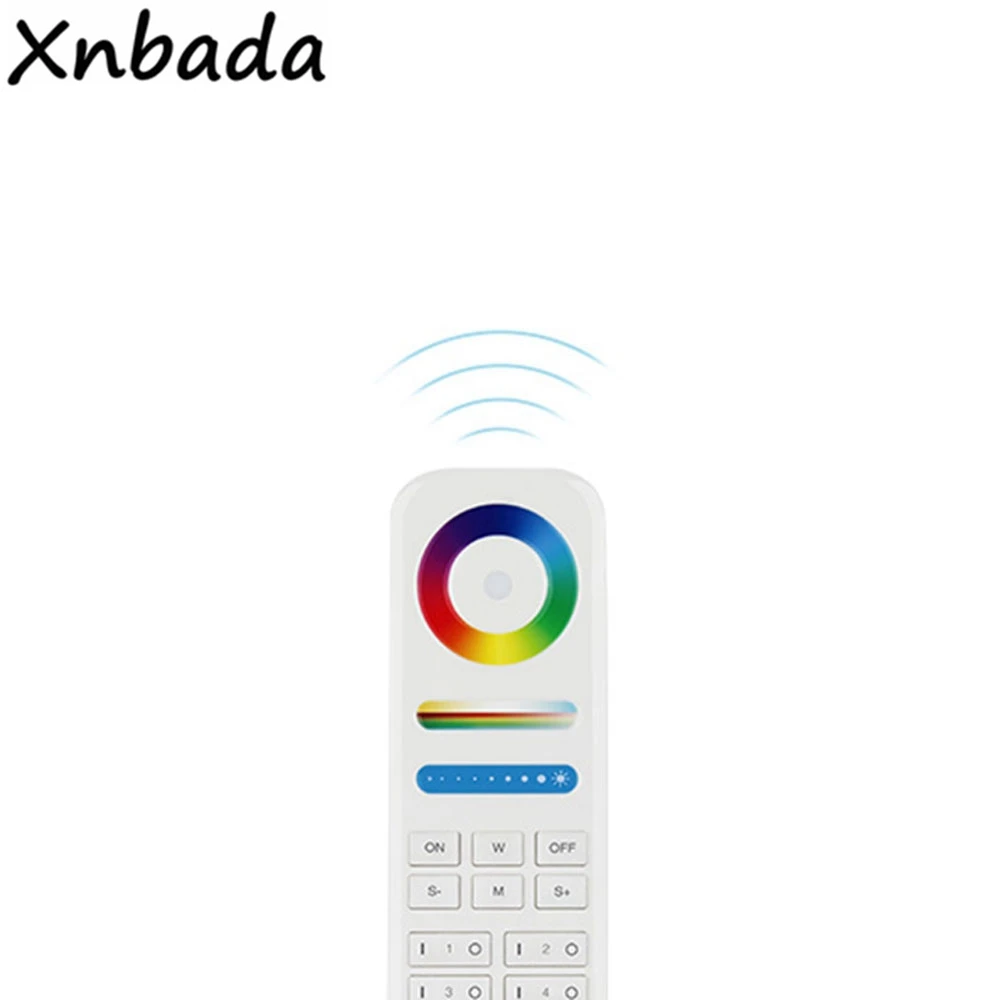 Mi. Light 2,4 GHz пульт дистанционного управления 8 зон RGB+ CCT светодиодный пульт управления работает с LS2 или контроллер регулятора milight RGB+ CCT прожектор