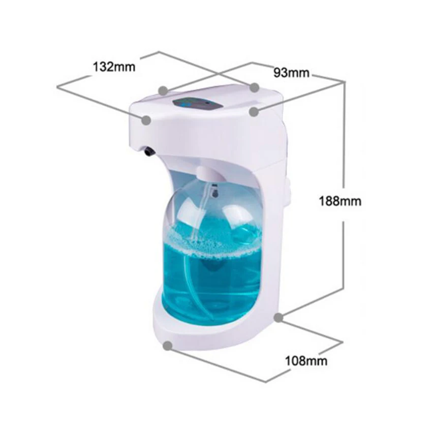 

500ml Automatic Soap Dispenser Touchless Sanitizer Dispenser Built-in Infrared Smart Sensor for Kitchen Bathroom soap dispenser