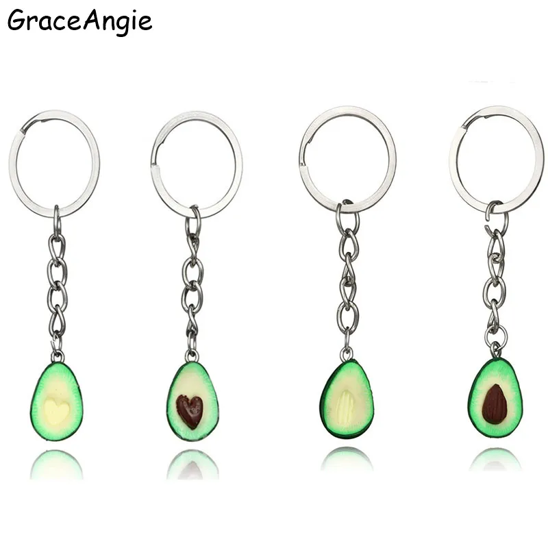 Новинка трендовая цепочка для ключей авокадо брелок с русалочкой штаны сердце