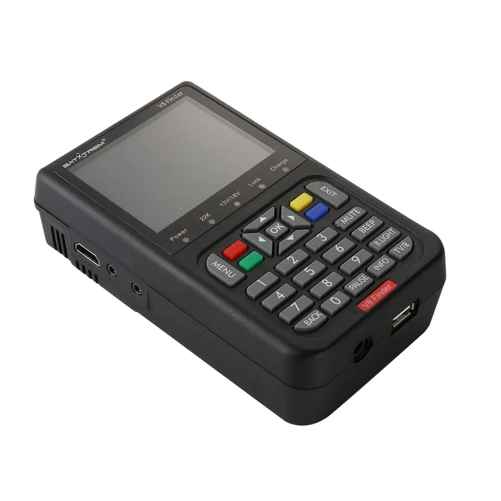 V8 Finder DVB-S2 высокой четкости спутниковый Finder MPEG-4 DVB S2 Full 1080P FTA 3,5 дюймов lcd Sat finder