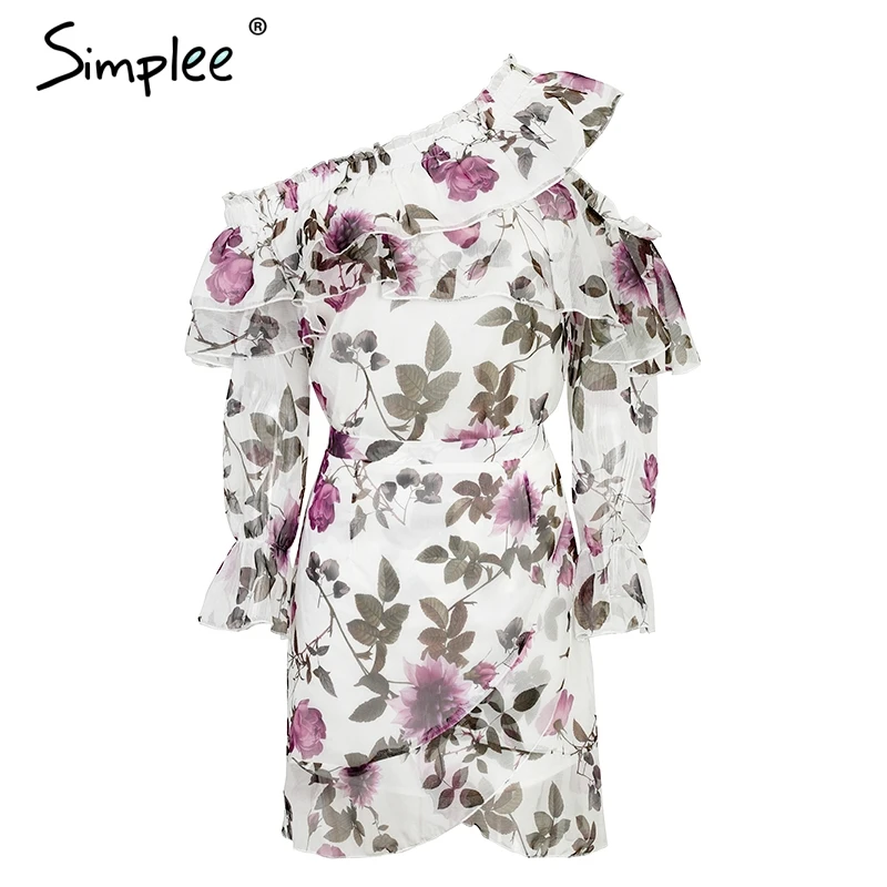 Simplee рюшами Летний стиль комплект из двух предметов платье костюм Для женщин