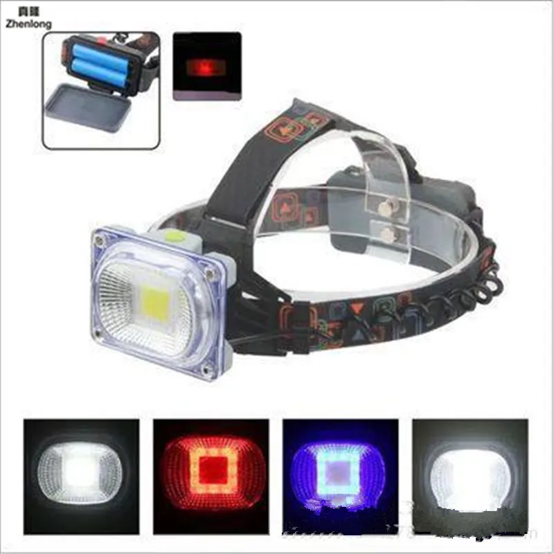 

COB 20W Rechargeable LED Headlamp LED Lamp Outdoor Camping Flashlight with USB Portable Warning Light Emergency Work Light 18650