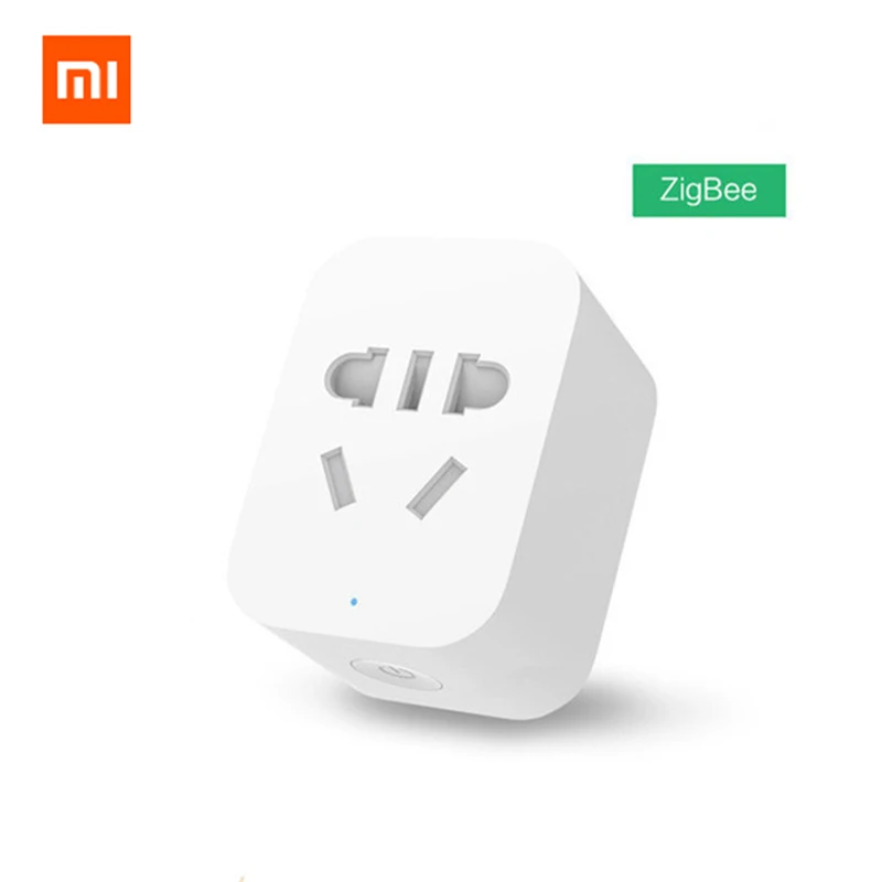 Zigbee Socket Xiaomi Mijia комплекты для умного дома шлюз 2 двери окна датчик движения датчик беспроводной переключатель датчик температуры и влажности ZigBee розетка - Цвет: Zigbee Socket