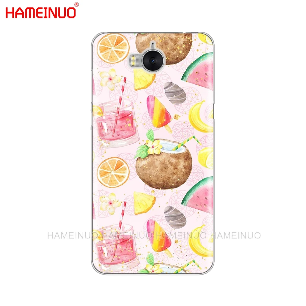 HAMEINUO Летний чехол для сотового телефона с принтом фруктов и надписью I love huawei honor 3C