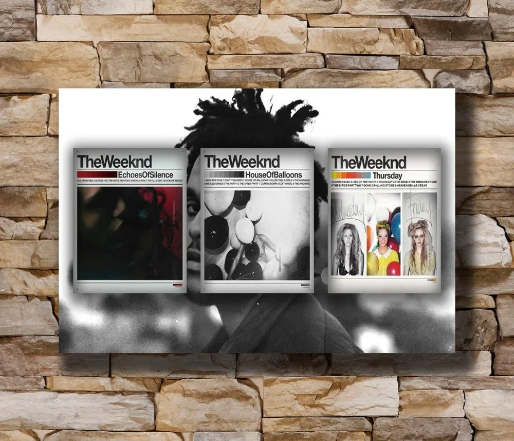 Художественный плакат New The Weeknd Rap Rapper Hip Hop Music Star Singer светильник Canvas Wall 14x21 20x30 24x36In