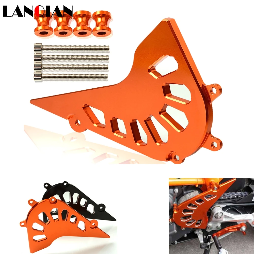 Защитная крышка передней звездочки цепи двигателя CNC для мотоцикла KTM 390 Duke 2013 2015