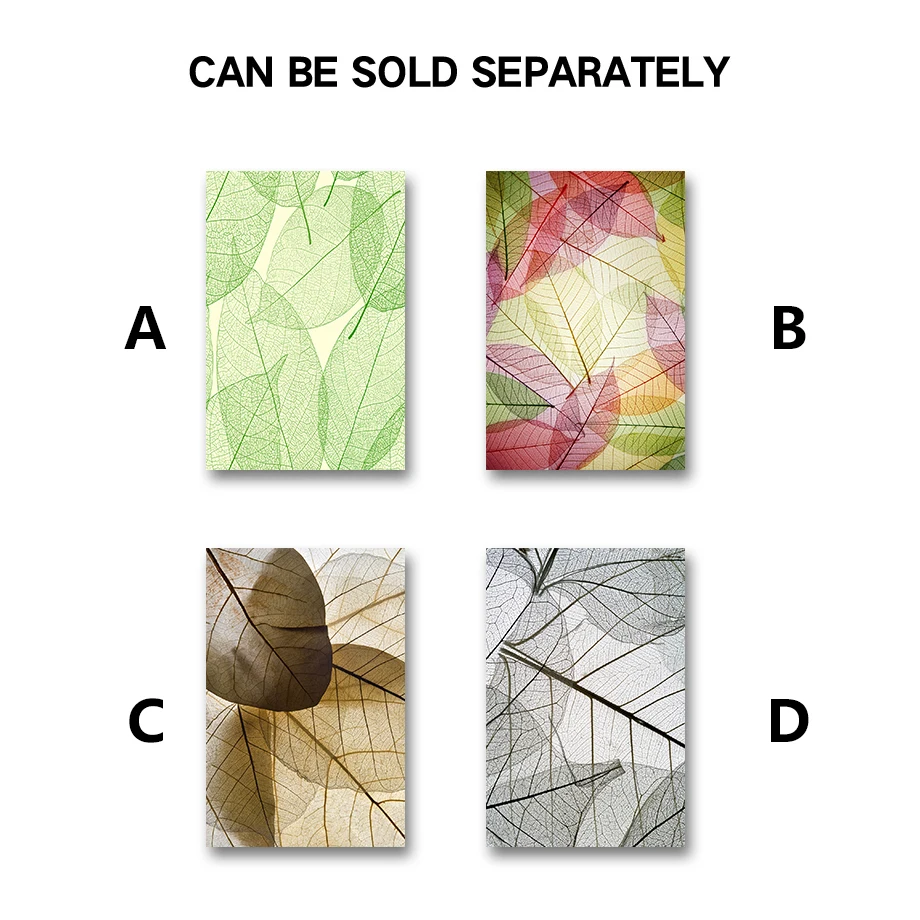 Картина с листьями вен пейзаж плакаты и принты на холсте скандинавский плакат