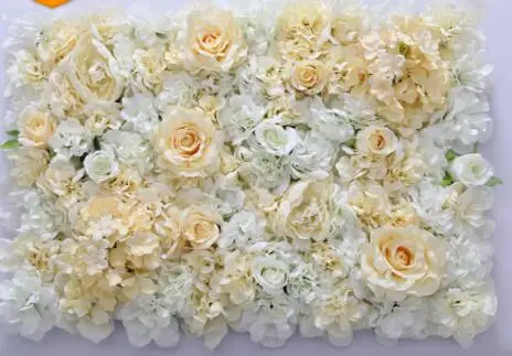 Шампанское 40X60 см Kunstbloem Zijde розовый цвет шампанского Decoratieve Bloem Muur Romantische Bruiloft Achtergrond Decoratie LA01 - Цвет: Шампанское