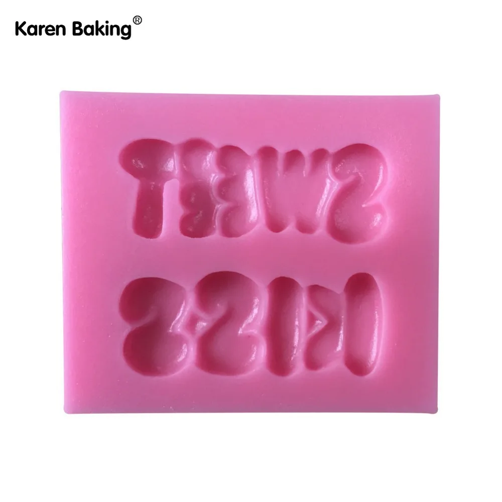 SWEET KISS Shape Fondant Cake Molds Chocolate Mould Wedding Decoration Tools -C599 | Дом и сад