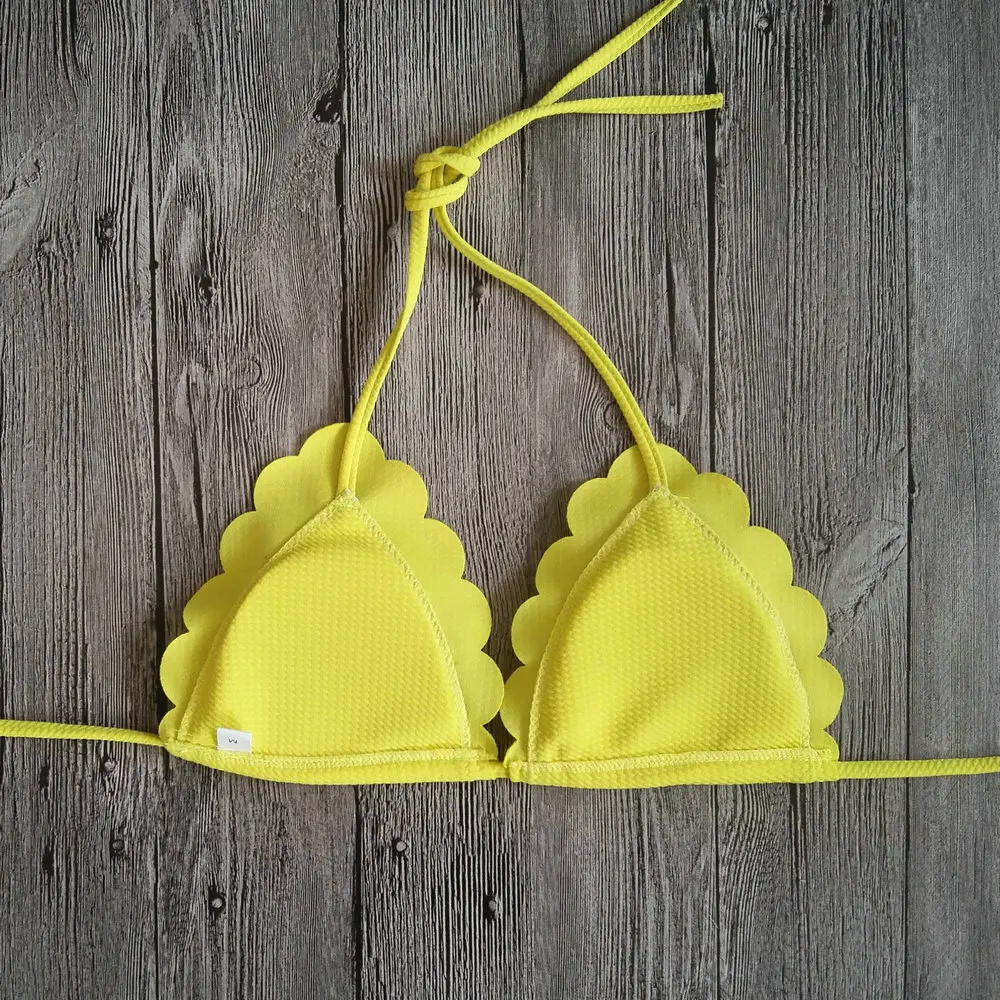 Купальник бикини женский сексуальный желтый черный красный кружевной купальник