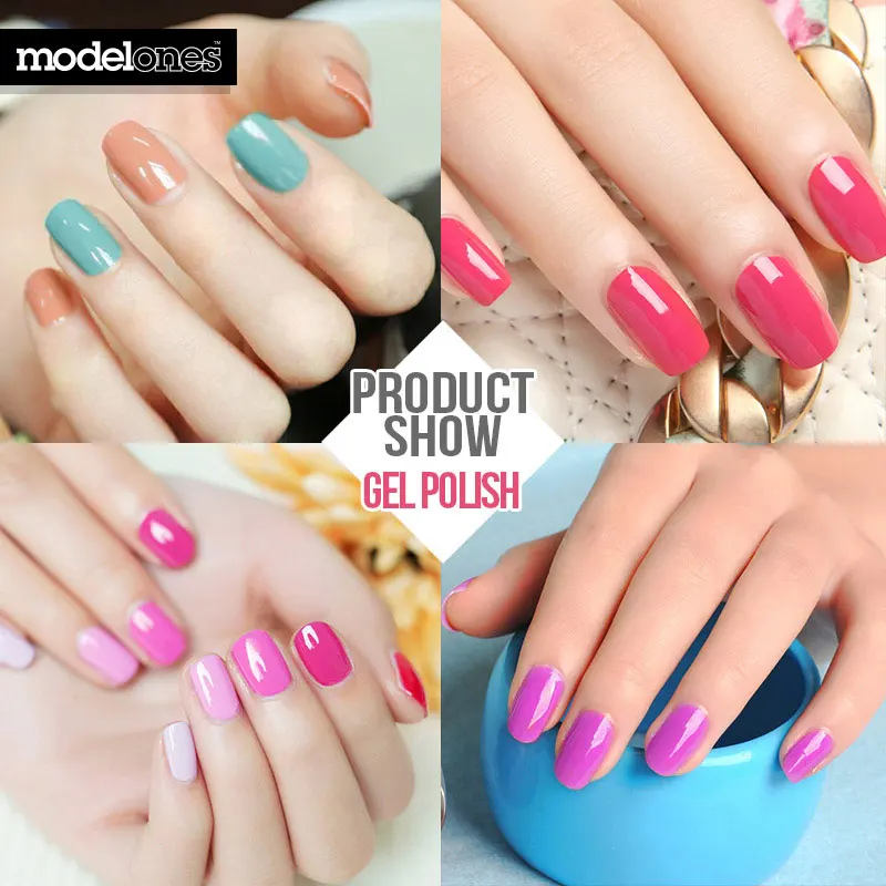 Серый УФ Гель лак серии Modelones долговечный для ногтей 7 мл отмачиваемый лампа