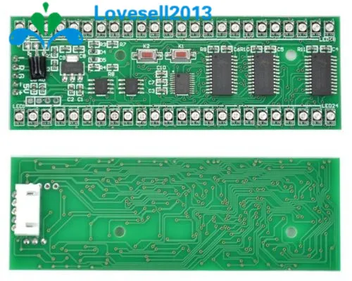 RGB MCU дисплей узор двухканальный 24 LED VU индикатор уровня метр F усилитель|amplifier