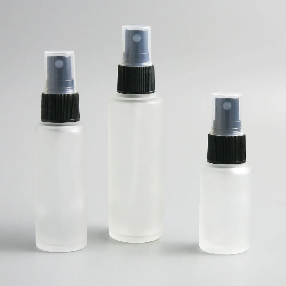 

360pcs 20ml 30ml 50ml Frost Glass Spary Perfume Bottle 1oz Refillable Empty Glass Bottle With Mist Sprayer Fragrance Atomizer