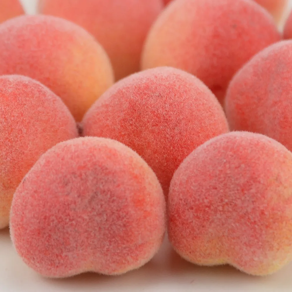 20 шт. искусственные мини персики пластиковые фруктовые домики овощи красивые