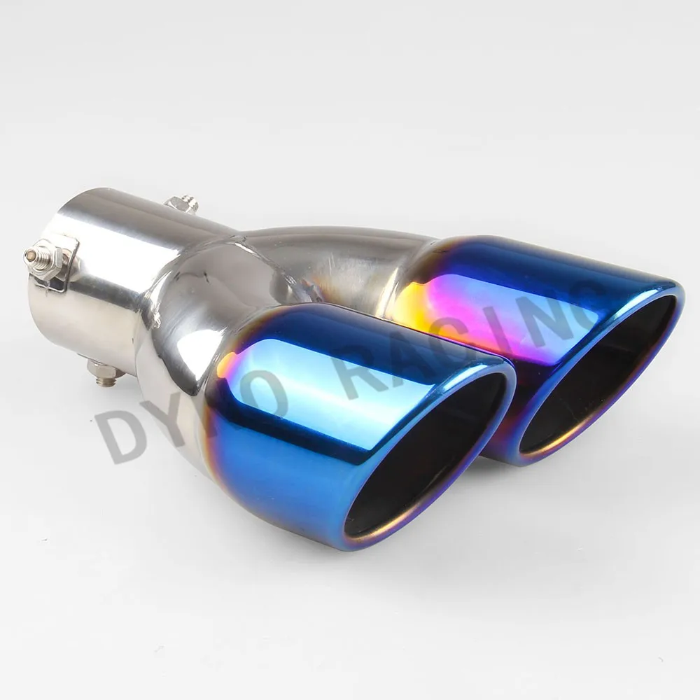 Наконечник глушителя выхлопной трубы из нержавеющей стали от 1 до 2 двойной