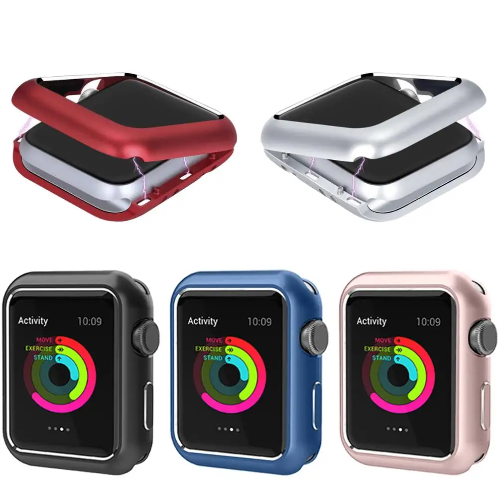 Магнитный чехол для часов, защитный чехол для Apple Watch, серия 4, 3, 2, 1, аксессуары для часов, протектор для iWatch 4, 42 мм, 38 мм