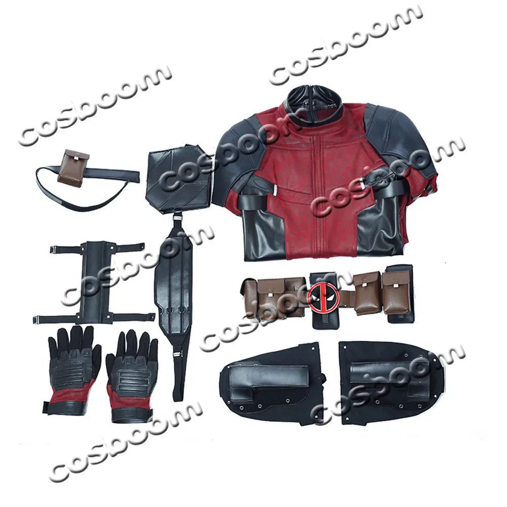 Костюм COSBOOM Deadpool 2 для взрослых мужской костюм на Хэллоуин супергероя из фильма