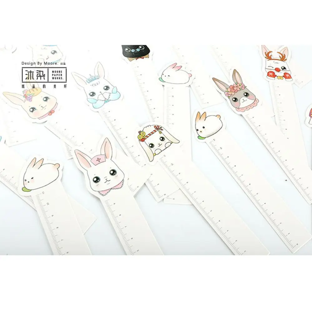 30 шт. ручная роспись в форме закладки Meng rabbit набор студентов для чтения Многофункциональный инструмент канцелярские принадлежности