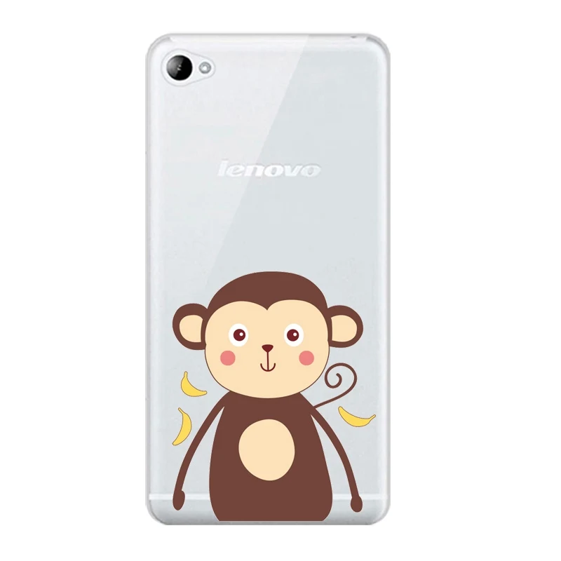 Мягкий прозрачный чехол для телефона из ТПУ с цветком Lenovo S60 S90 A2010 A1000 A5000 A7000 K4 K5note
