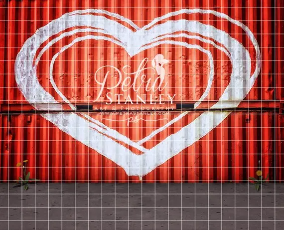 

Valentine's Day Love Stage Heart curtains backgrounds High quality Computer print children kids backdrop