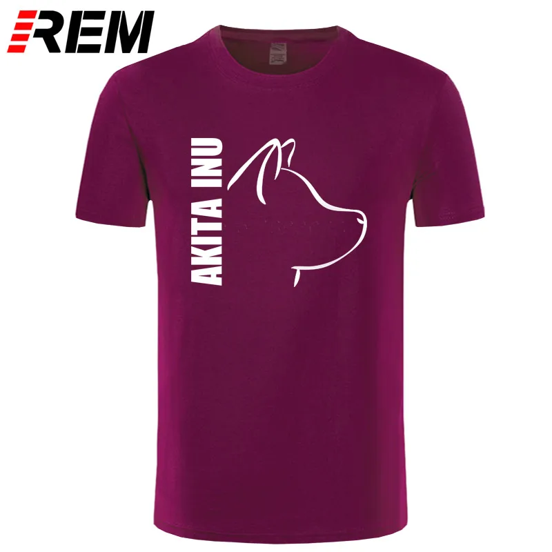 Akita Inu Dog мужские футболки отличные футболки мужские с коротким рукавом хлопок Пользовательские Большие размеры летние футболки для подростков