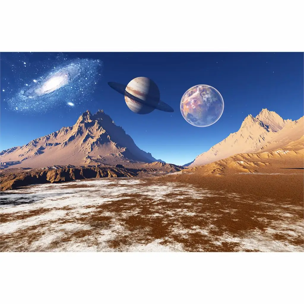 Allenjoy фоны фотосессия планеты горы пустыня дети Космос день рождения