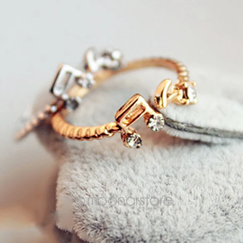 Женские кольца средней длины изящные регулируемые Стразы в стиле ретро