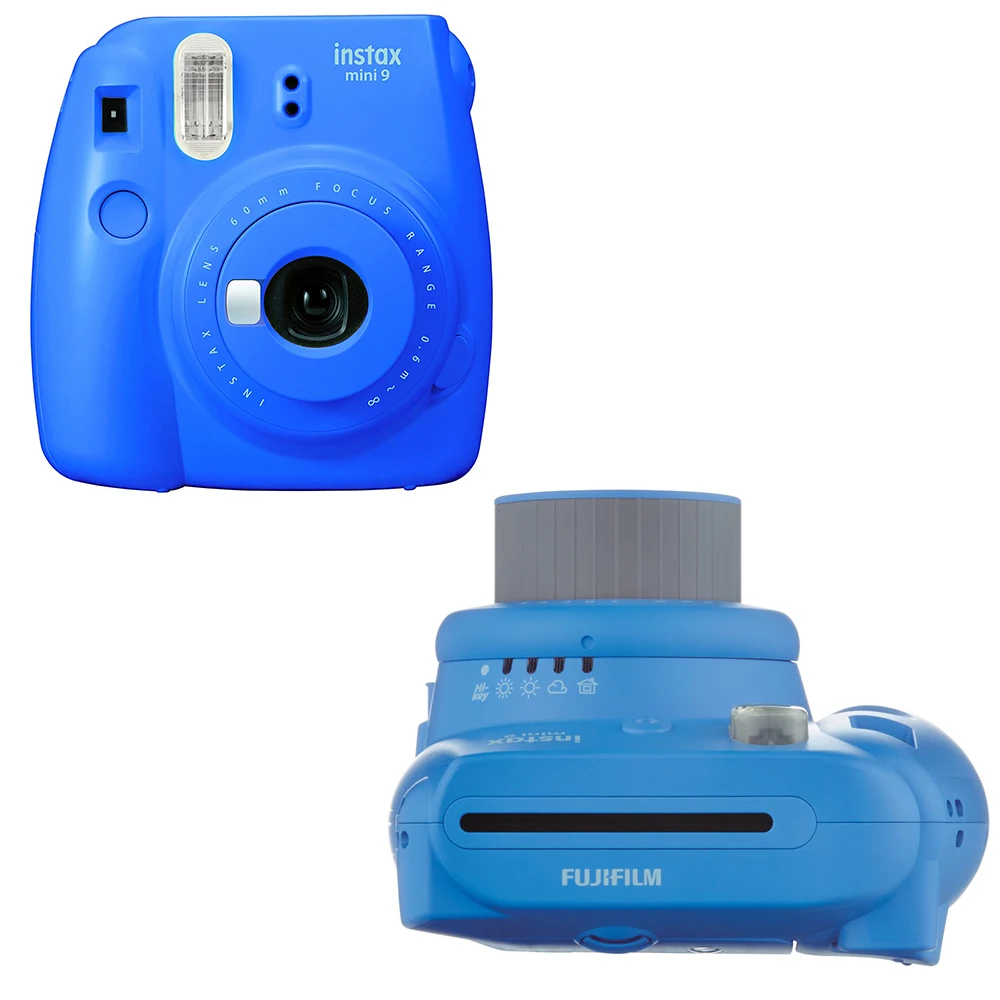 Оригинальная фотокамера Fujifilm Instax Mini 9 кобальтовый синий + 100 фотографий Fuji Instant 8