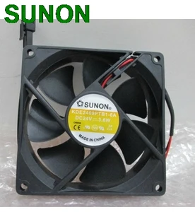 Кулер для процессора Sunon KDE2409PTB1-6 90 мм, 9225, DC 24 В, 3,6 Вт, 2wrie, осевой вентилятор охлаждения 9025 90x90x25 мм, оригинал