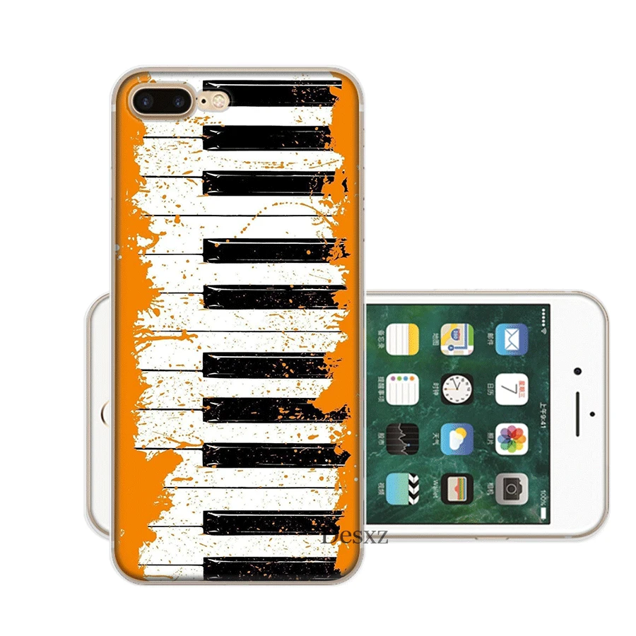 Чехол Gerleek Piano Keys для iPhone 6 6S 5 5S SE XR X XS MAX 8 7 Plus | Мобильные телефоны и аксессуары