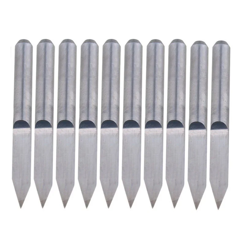 Качество 10 шт. 45 градусов 0 1 мм карбидные наконечники для Гравировки CNC инструмент