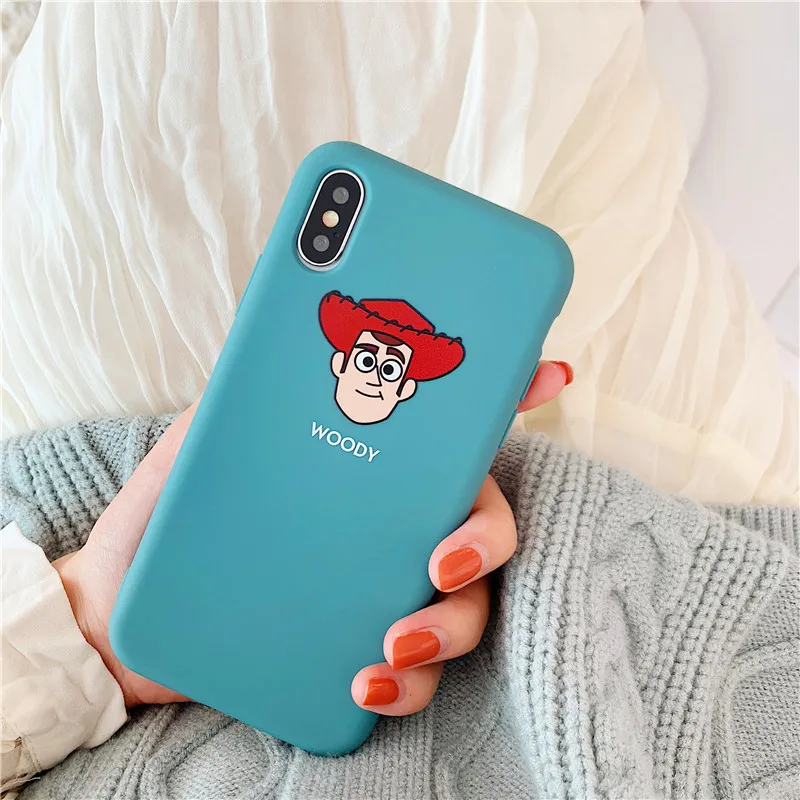 For iPhone 11 11pro 6 7 8 plus Phone Cover TPU phone case Toy Story Woody Buzz Lightyear Pattern iphone X XR XS Max |