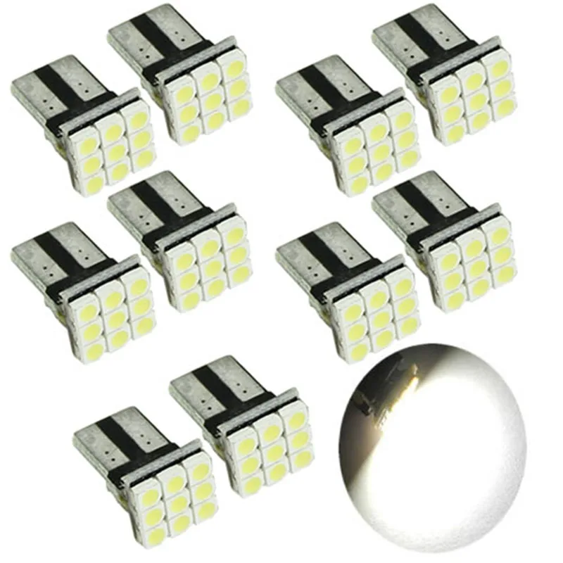 Фонарь задний, 10 шт, T10 192 194 168 W5W 2835 9 светодиодов