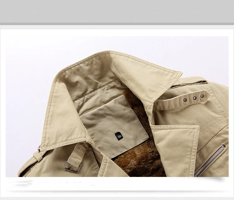 BOLUBAO Brand New Men Trench Coats Autumn Winter Casual Fashion Men's Solid Color Trench Medium Long Section Trench Male
