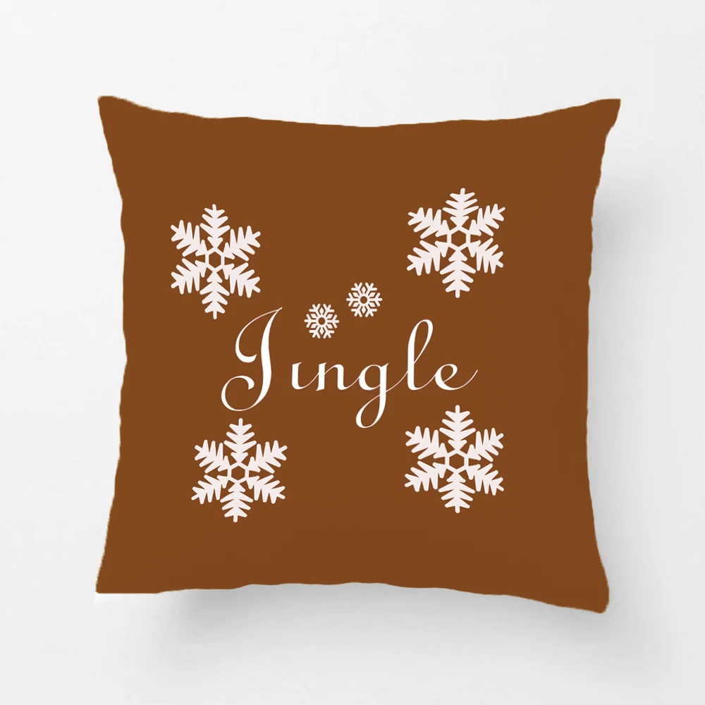 

Snowflowers Jungle Merry Christmas Throw Pillow Case Decorative Cushion Cover Pillowcase Customize Gift By Lvsure For Sofa Seat