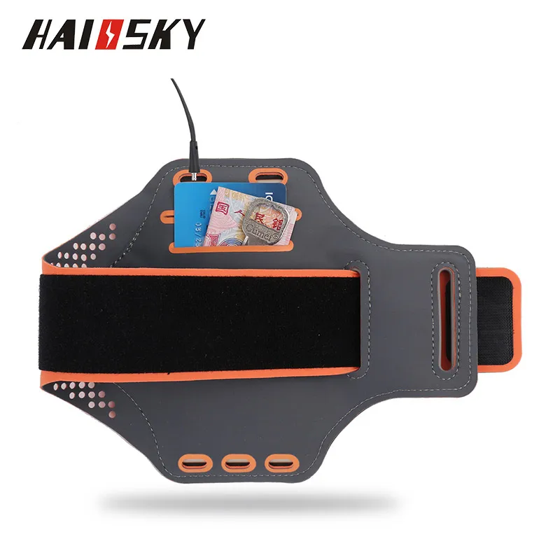 HAISSKY спортивные повязки на руку для iPhone 11 Pro X XS Max XR 8 7 6 Plus чехол телефона с