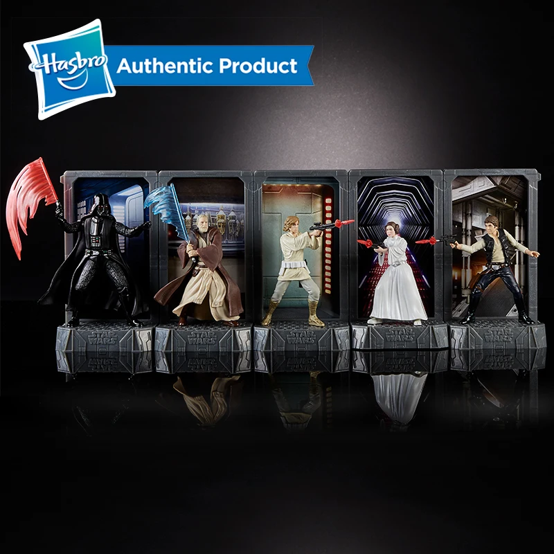 Hasbro Звездные войны 40 я годовщина черная серия титановая фигурка Дарт Вейдер Leia