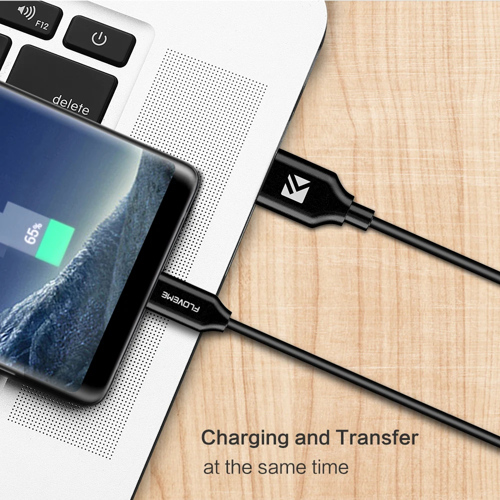 FLOVEME Micro USB кабель Реверсивный QC 3,0 Быстрая зарядка USB кабель 1 м двустороннее зарядное устройство для samsung Xiaomi huawei htc Android