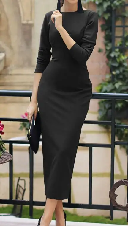 

S-2XL Hot / Spring Women New Fashion Bag hip dress with open back dress