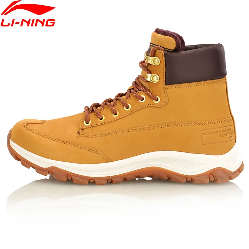 Li Ning мужские LN Siker Классическая обувь для ходьбы теплая зимняя подкладка