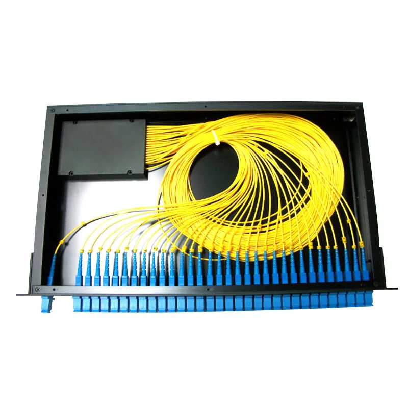 1x32 SC/PC тип вставки PLC сплиттер (1xN 2xN для опции) G657A волокна с сильной внешней