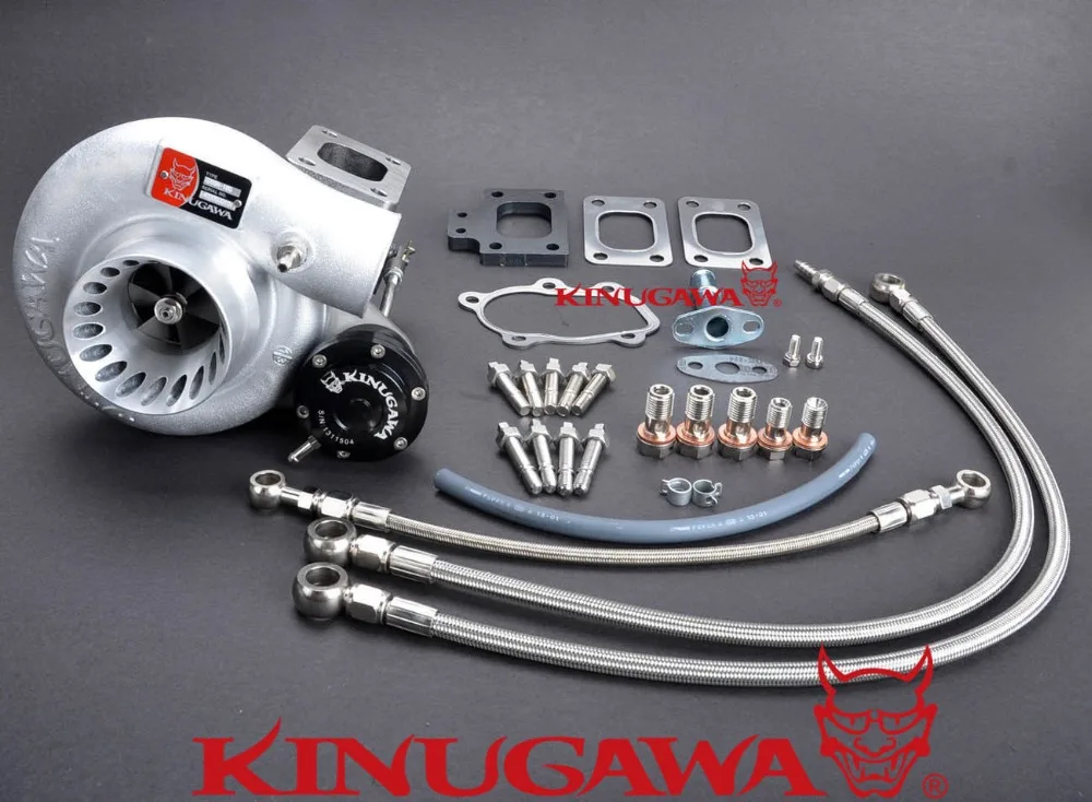 Kinugawa заготовка Турбокомпрессор 3 &quotанти всплеск TD06SL2 18G 8 см T25 5 болт для Nissan CA180DET