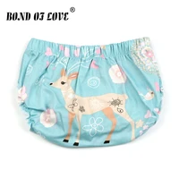 2022 mew baby shorts 100 cotton newborn bloomers baby panties infant christmas deer pattern pp shorts kids bloomer