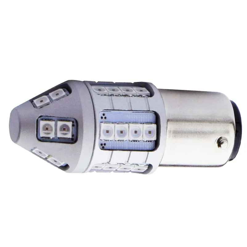 Новый 1157 BAY15D P21/5 Вт супер яркий 30 SMD 3030 светодиодный автомобиль хвост лампы 21/5