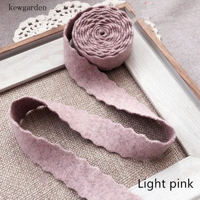Kewgarden 1 дюйм 25 мм волнистые края шерстяные атласные ленты DIY бант хлопковая лента