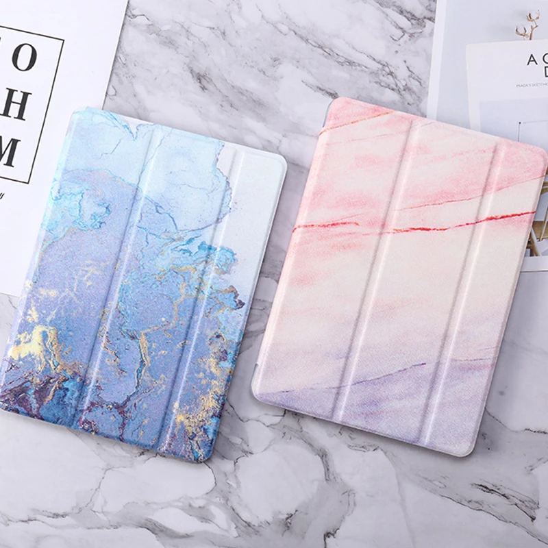 Чехол для iPad 9 7 2017 2018 мраморный чехол Air 1 2 Pro 10 5 Mini 3 4 2019 Funda Coque | Компьютеры и офис