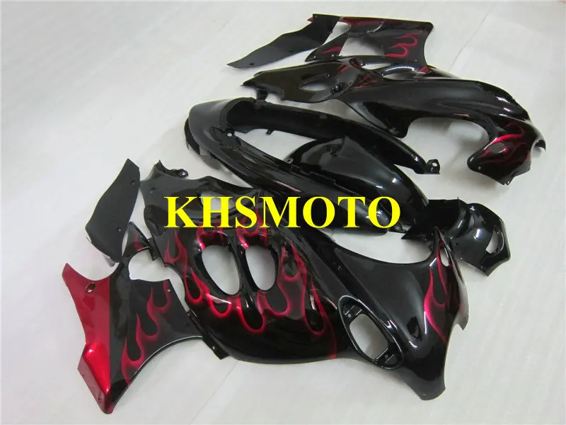Комплект обтекателей Красного пламени для SUZUKI GSXF 600 750 GSX600 750F 96 99 00 06 GSX600F GSX750F 1996 2006